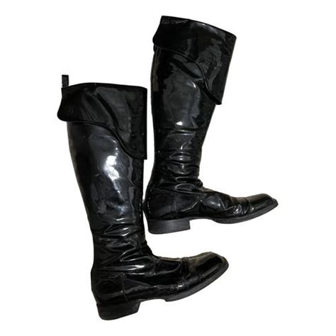 chanel patent leather woc|chanel patent leather pirate boots.